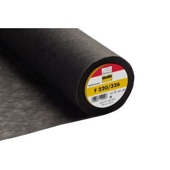 Interlining: Medium: Standard: Iron-on: 25m x 90cm: Grey