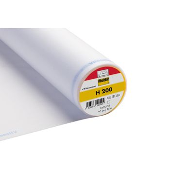 Interlining: Light: Softline: Iron-on: 25m x 90cm: White