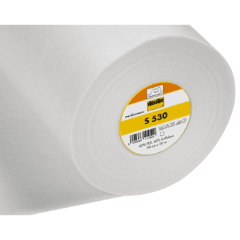 Pelmet Interlining: Firm: Iron-On: 30m x 90cm: White