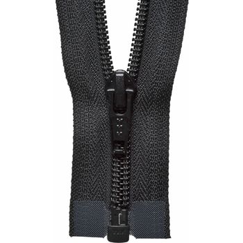 Ykk open end zip, 51cm Black
