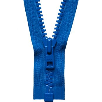 Ykk open end zip, 66cm, Bright Blue