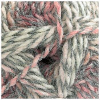 Marble DK Yarn - Pink, Grey & White (100g)