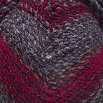 Marble Chunky Yarn - Purples and reds (200g)