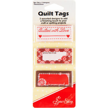 Sew Easy Quilt Tags (Quilted For)