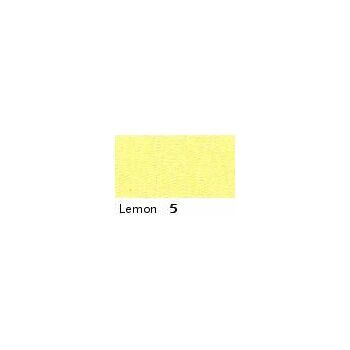Berisfords: Double Faced Satin Ribbon: 7mm: Lemon: Per Metre
