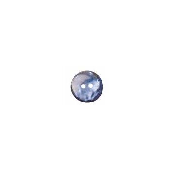 Navy Pearlescent 2 hole button 19mm