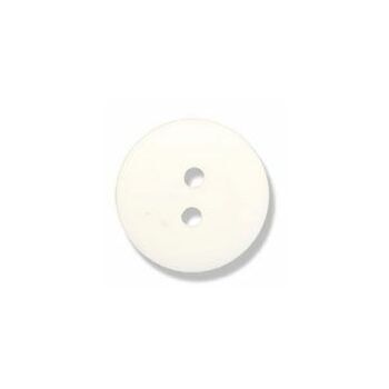 Matt Smartie Button - 24 lignes/15mm - White