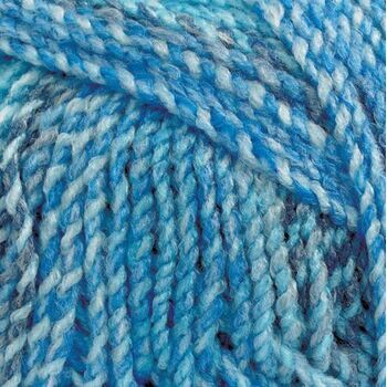 Marble Chunky Yarn - Blue Shades (200g)