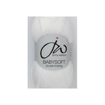 Babysoft Yarn - White (50g)
