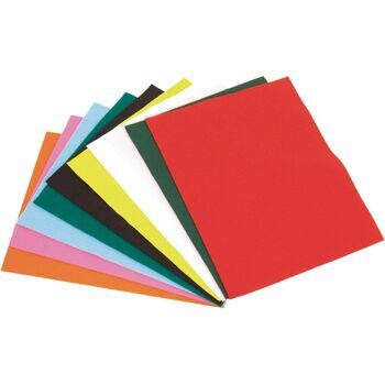The Craft Factory Felt - Assorted Colours Acrylic (10 Pieces)