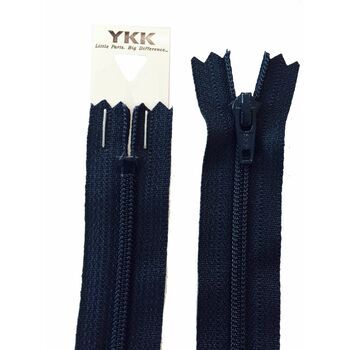 YKK Nylon Zip - Dress & Skirt in Dark Navy (10cm)