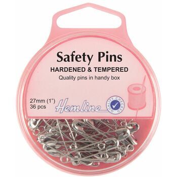 Hemline 27mm Safety Pins (36pcs)