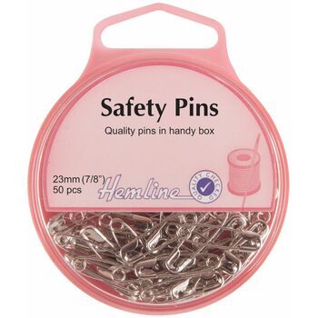 Hemline 23mm Safety Pins  (50pcs)