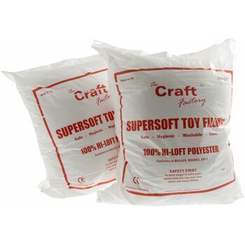 The Craft Factory Super Soft Toy Stuffing (250g) - 3 Pack