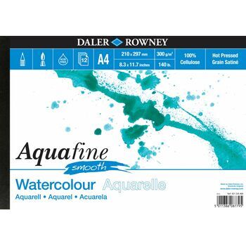 2 x Aquafine Smooth Watercolour Pad (A4)