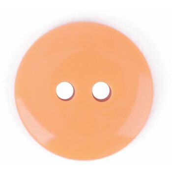 Orange 2 hole button: 15mm