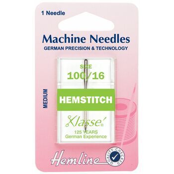 Hemline Hemstitch Machine Needles - 100/16
