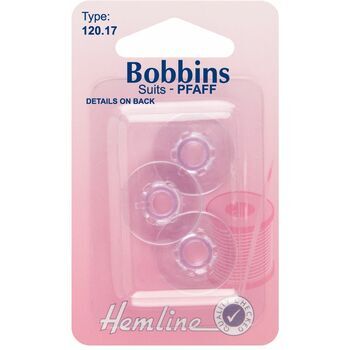 Hemline Plastic Bobbins - Pfaff