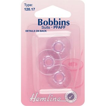 Hemline Plastic Bobbins - Pfaff