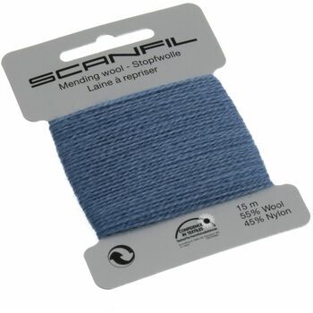 Scanfil Mending & Darning Wool - Steel Blue (15m) - col. 109