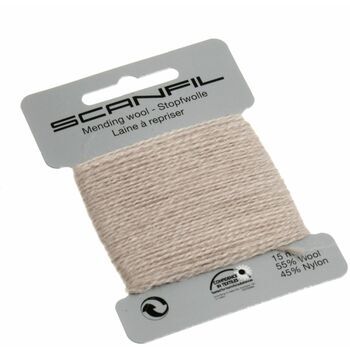 Scanfil Mending & Darning Wool - Stone (15m) - col. 108