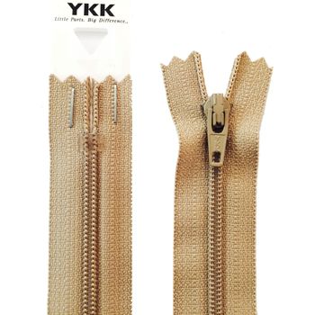 YKK Nylon Dress &amp; Skirt Zip - Fawn (25cm)