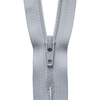 YKK Nylon Dress &amp; Skirt Zip - Silver (56cm)