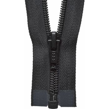 YKK Nylon Open End Zip - Black (61cm)