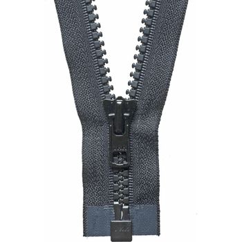YKK Vislon Heavyweight Open End Zip - Black (61cm)