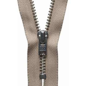 YKK Metal Trouser Zip - Fawn (18cm)