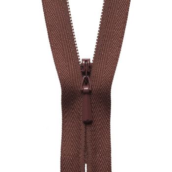 YKK Concealed Zip - Russet (20cm)