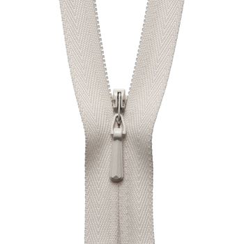 YKK Concealed Zip - Mushroom (41cm)