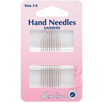 Hemline Darner Hand Needles - Size 3-9