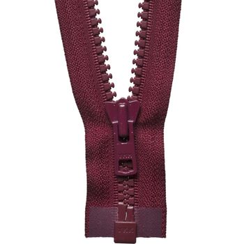 YKK Vislon Heavyweight Open End Zip - Dark Wine (61cm)