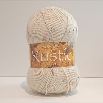James C Brett Rustic Aran Tweed Yarn - DAT1 (400g)