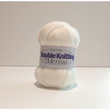 James C Brett Double Knitting with Merino Yarn - Cream - DM3 (100g)