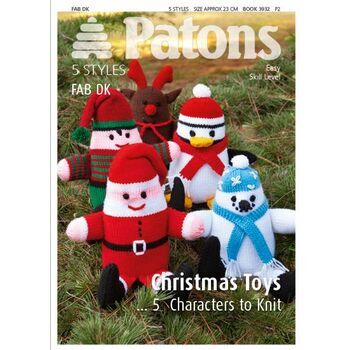 Patons Christmas Toys Knitting Pattern DK