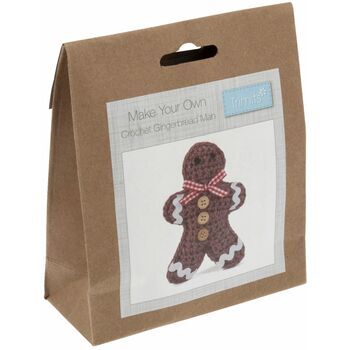 Trimits Christmas Crochet Kit - Gingerbread Man