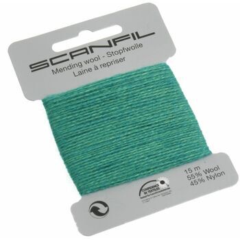 Scanfil Mending & Darning Wool - Emerald Green (15m) - col. 100