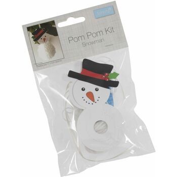 Trimits Pom Pom Decoration Kit - Snowman
