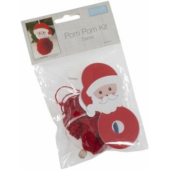 Trimits: Pom Pom Decoration Kit: Santa