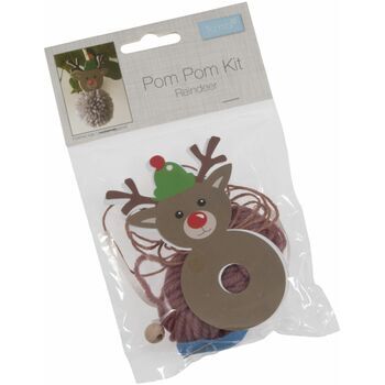 Trimits Pom Pom Decoration Kit - Reindeer