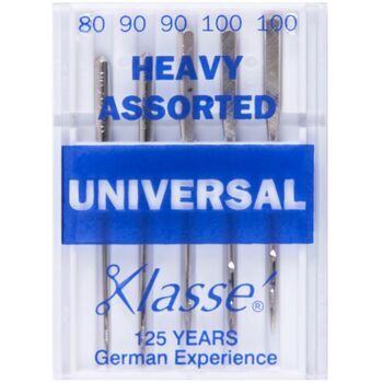 Klasse Universal Heavy Sewing Machine Needles - Assorted (5 Pieces)