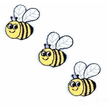 Trimits Iron on & Sew on Motif - Three Bees
