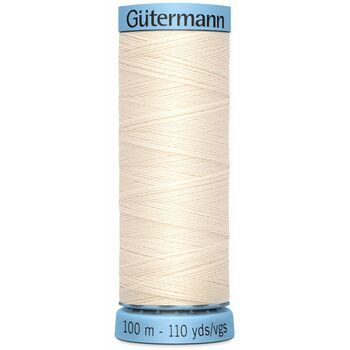 Gutermann Col. 802 - Silk thread 100M