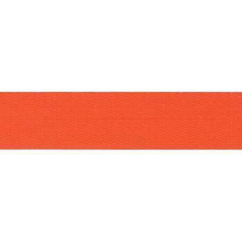 Premium Quality Cotton Tape 14mm: Orange: Per metre