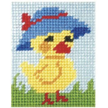 Orchidea My First Embroidery Needlepoint Kit - Mother Duck