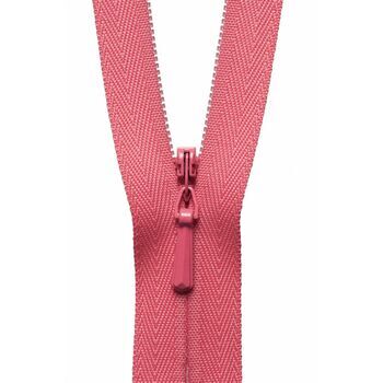 YKK Concealed Zip - Coral Pink (41cm)