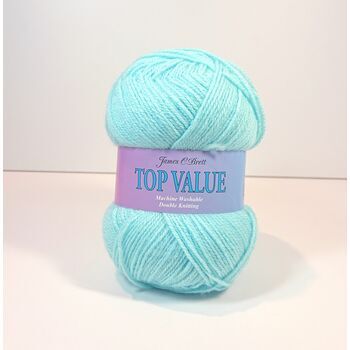 Top Value Yarn - Aqua Blue - 8460 (100g)