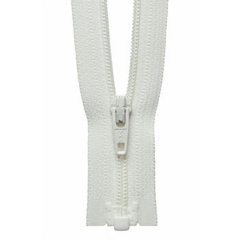 YKK Lightweight Nylon Open End Zip - Cream (25cm)